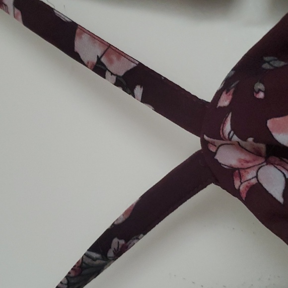 Torrid's Mini Challis Cold Shoulder Trapeze Dress - Picture 12 of 16